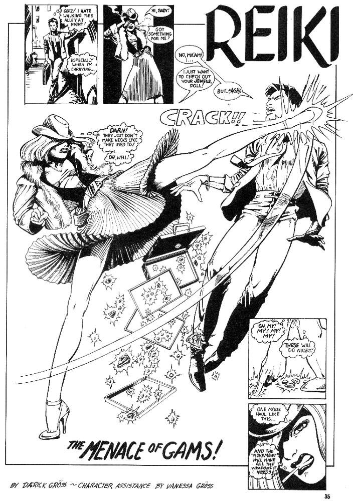 Murcielaga She-Bat first appearance Robowarriors #3 page 1