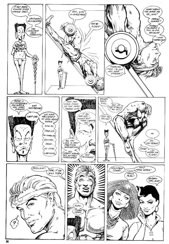 Murcielaga She-Bat first appearance Robowarriors #3 page 2