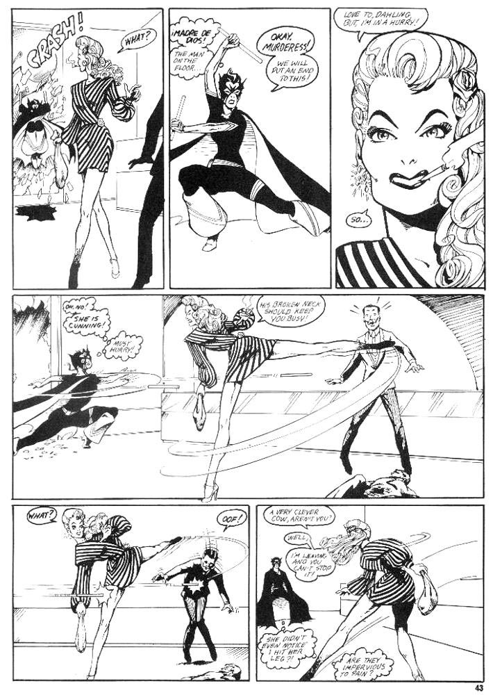 Murcielaga She-Bat first appearance Robowarriors #3 page 9