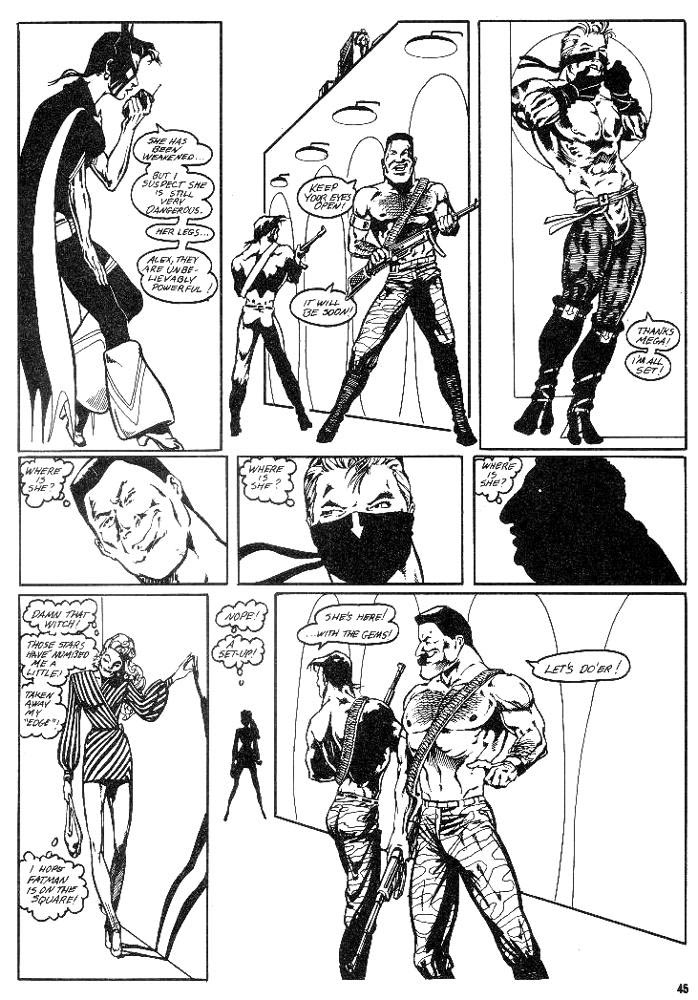 Murcielaga She-Bat first appearance Robowarriors #3 page 11