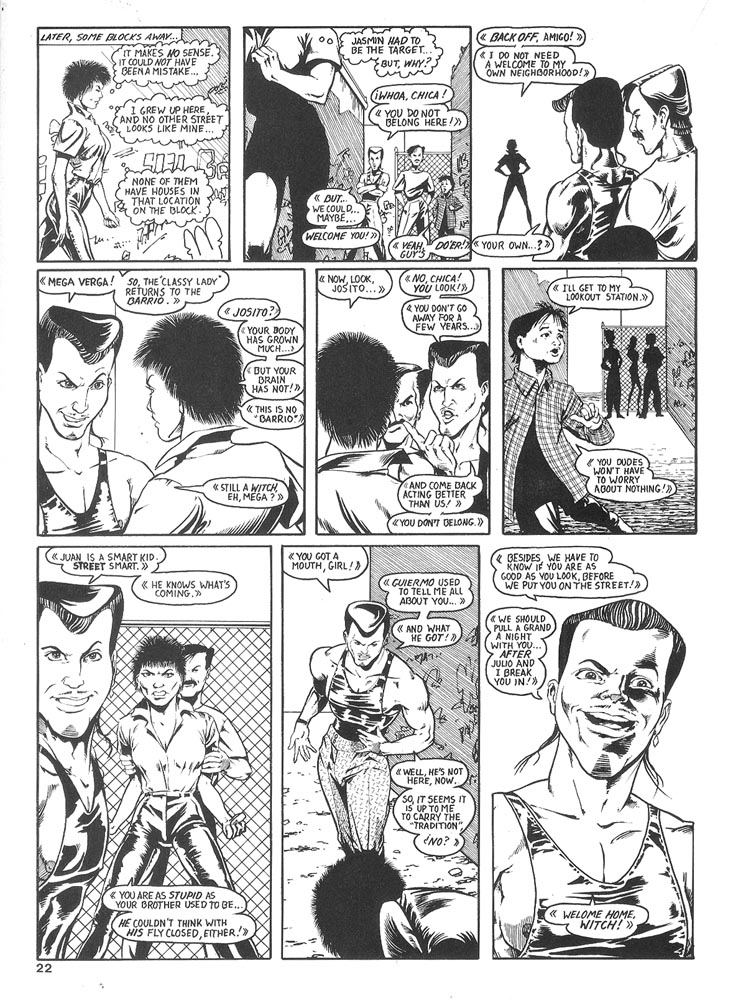 Murcielaga She-Bat comic appearance Robowarriors #6 page 4