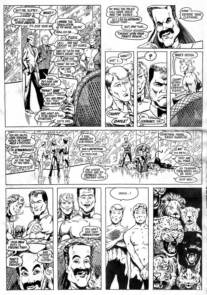 Murcielaga She-Bat comic appearance Robowarriors #7 page 2