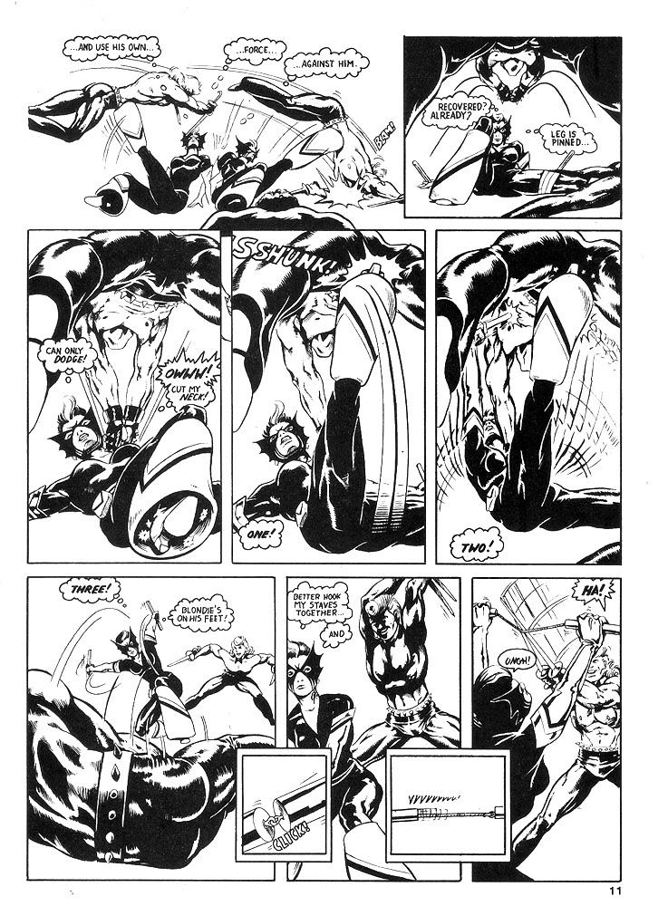 Murcielaga She-Bat comic appearance Robowarriors #8 page 8